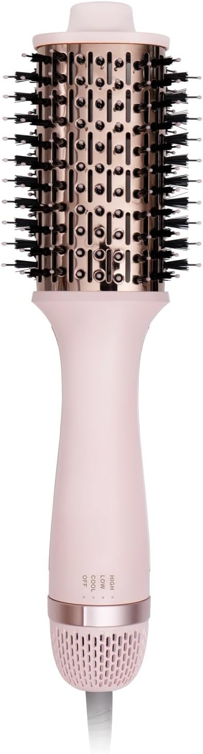 Hot air hair dryer brush