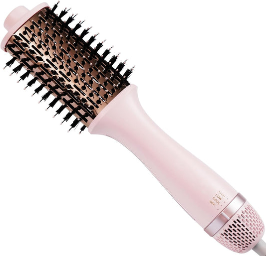 Hot air hair dryer brush